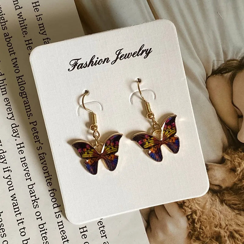 Fashion Women Necklace Korea Style New Butterfly Pendant Necklace Gift For Girl  Cute Lovely Neck Jewelry Wholesale Dropshipping