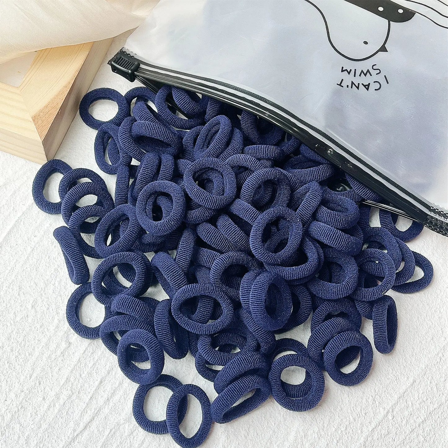 20/50pcs Kids Elastic Hair Bands Girls Sweets Scrunchie Rubber Band for Children Hair Ties Clips Headband Baby Hair Accessories