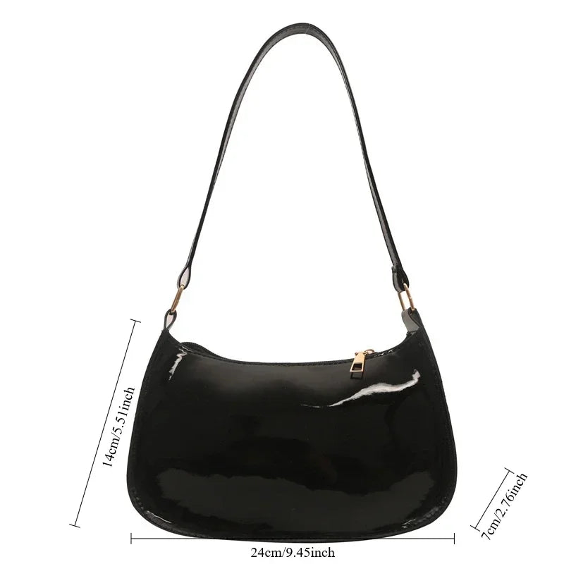 Women's Patent Leather Shoulder Bag