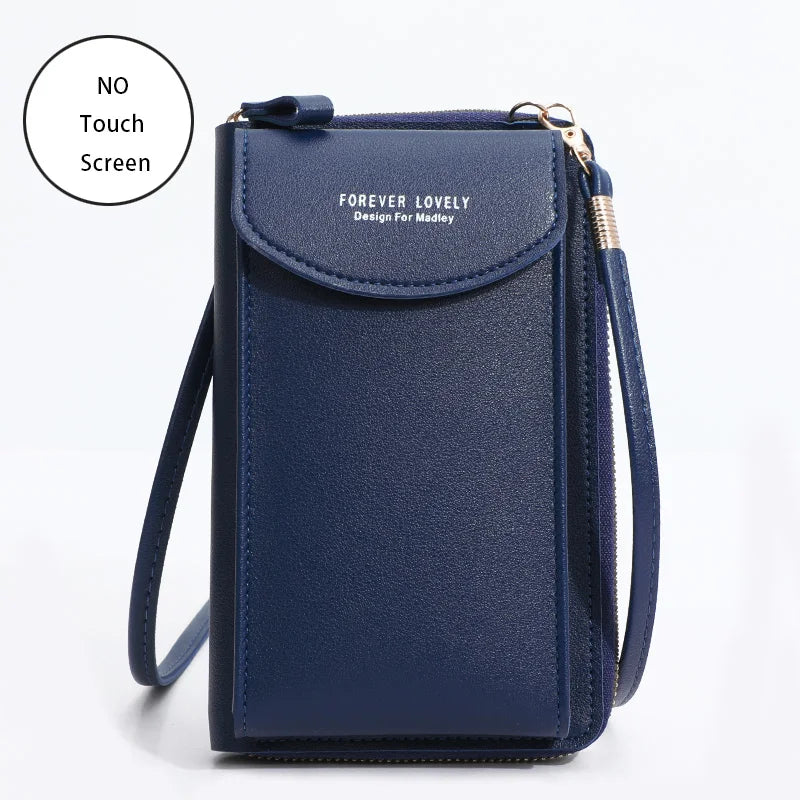 Buylor Women's Handbag Touch Screen Cell Phone Purse Shoulder Bag Female Cheap Small Wallet Soft Leather Crossbody сумка женская