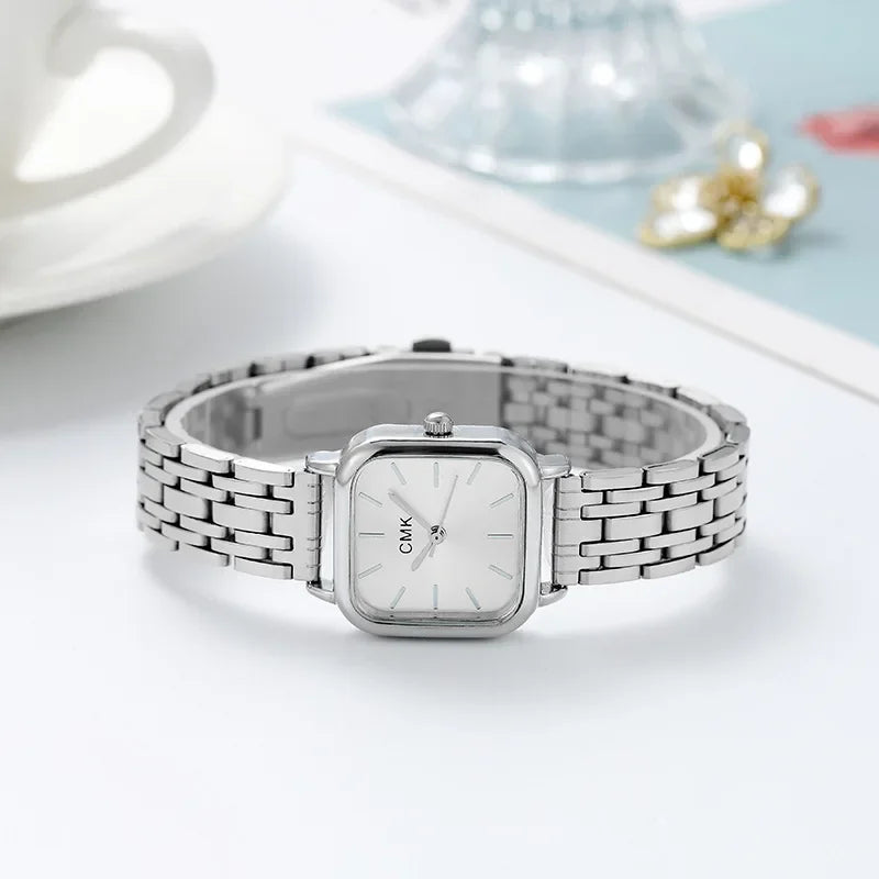 Watch Fashion Ladies Steel Chain Noble Quartz Watch Birthday Gift Business Wristwatch Watches for Women Relogio Feminino Relojes