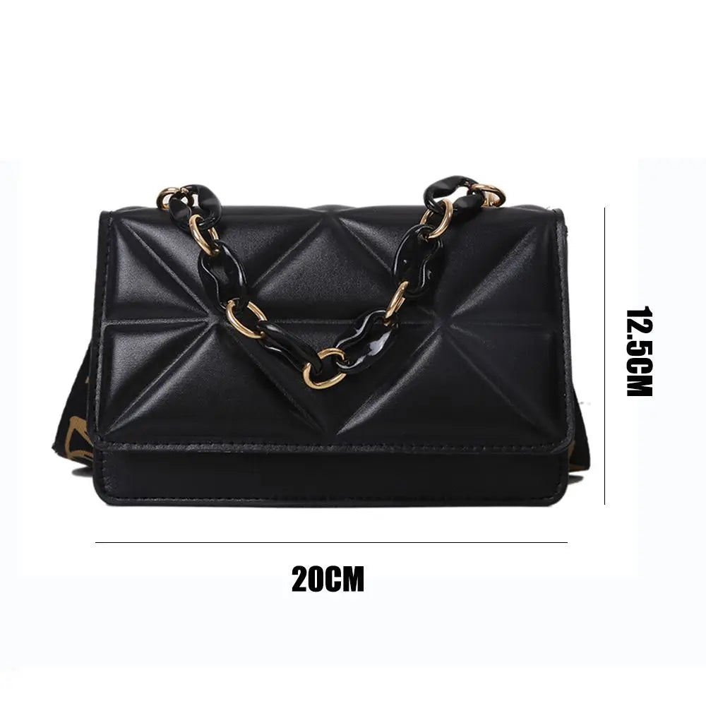 Stylish PU Leather Crossbody Shoulder Bag for Women