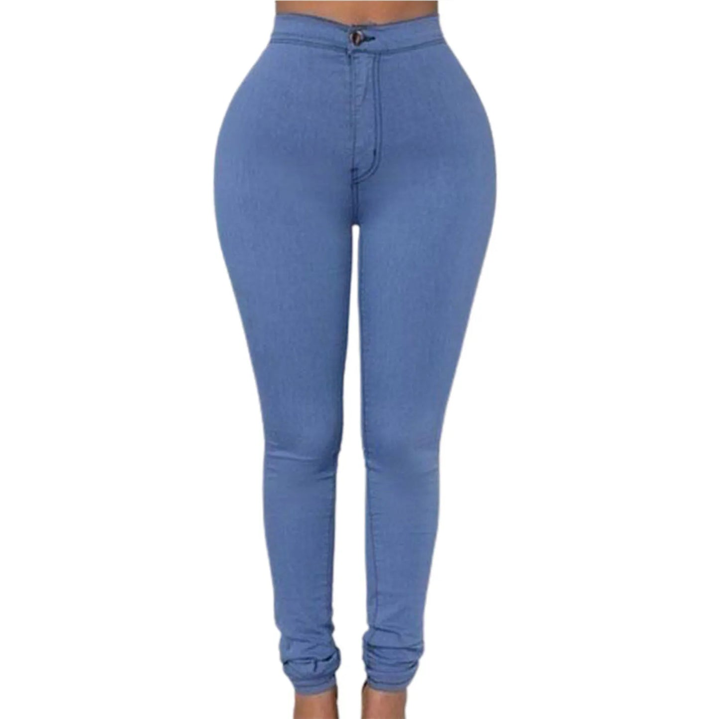 Skinny Jeans High Waist Women's Skinny Fit Denim Jeans with Zipper Fly Pockets Streetwear Fashion for A Stylish Look Denim