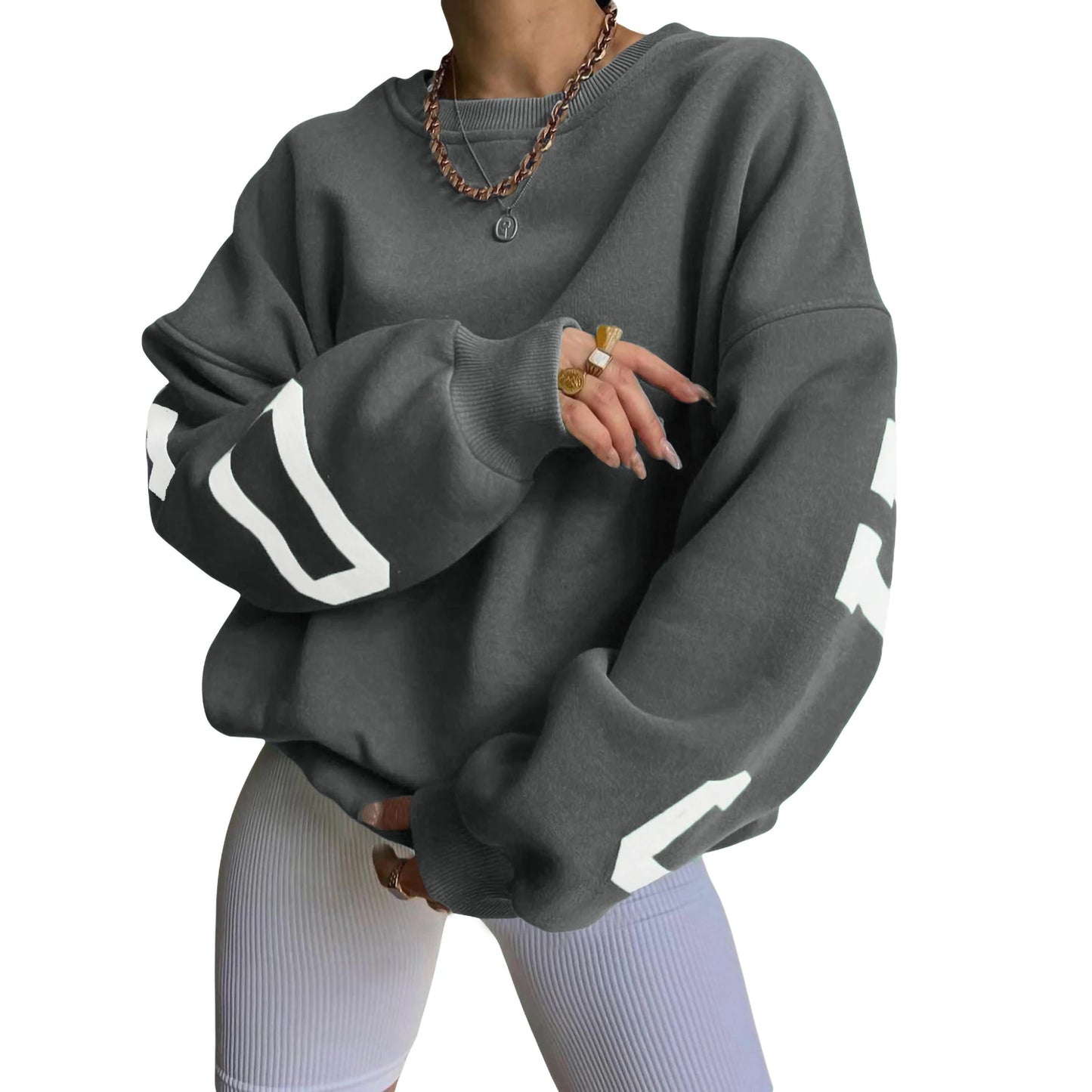 Y2K Grunge Style Loose Pullover for Women