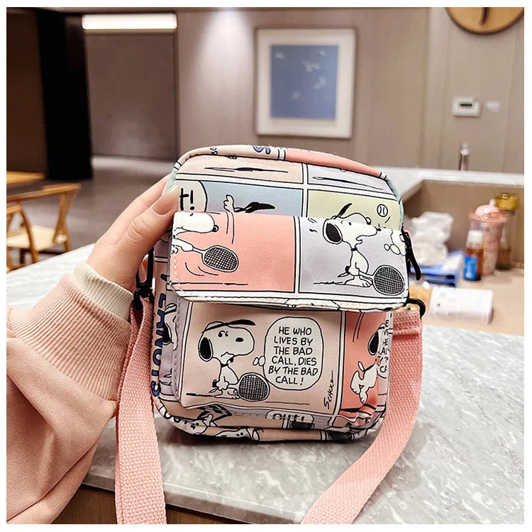 Cartoon Corner Creature Snoop Shoulder Diagonal Handbag Purses and Handbags Crossbody Bags for Women