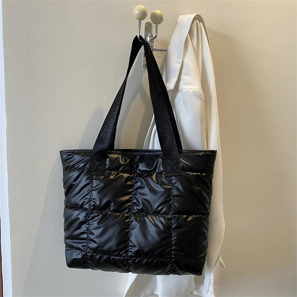 Chic Women's Cotton Padded Tote Bag