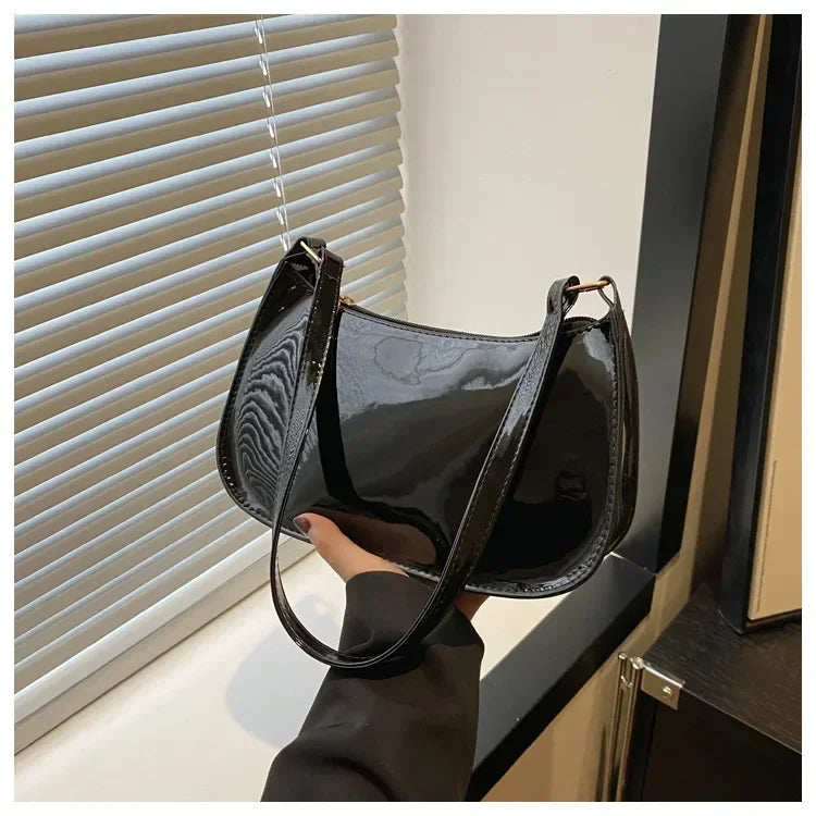 Women's Patent Leather Shoulder Bag