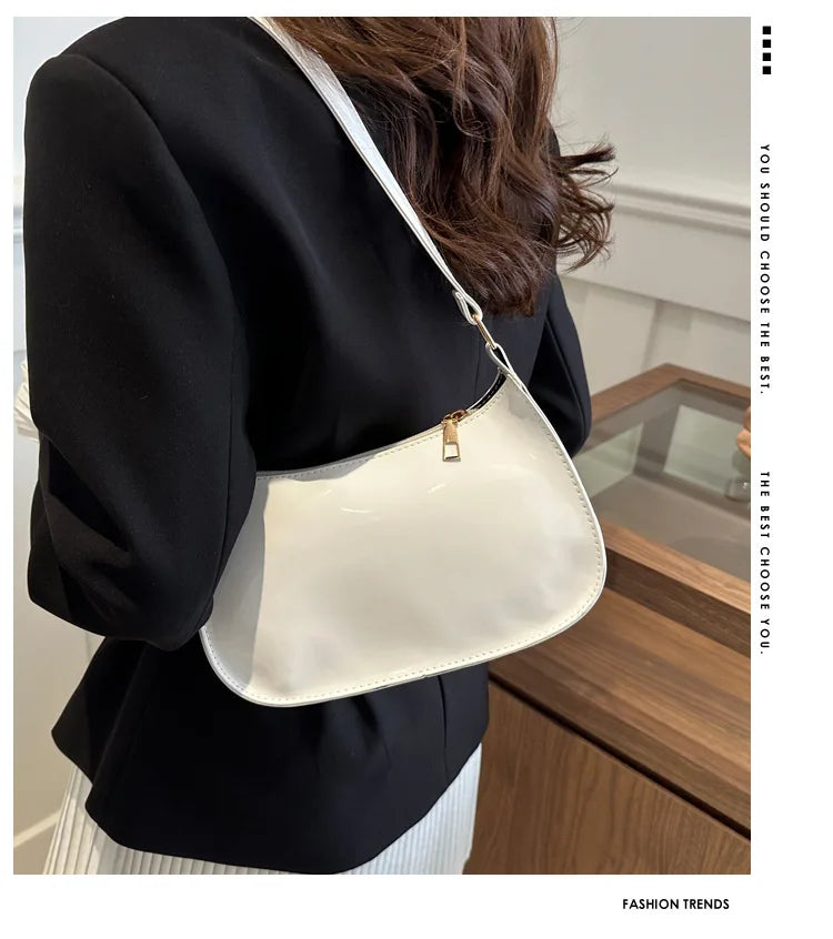 Women's Patent Leather Shoulder Bag