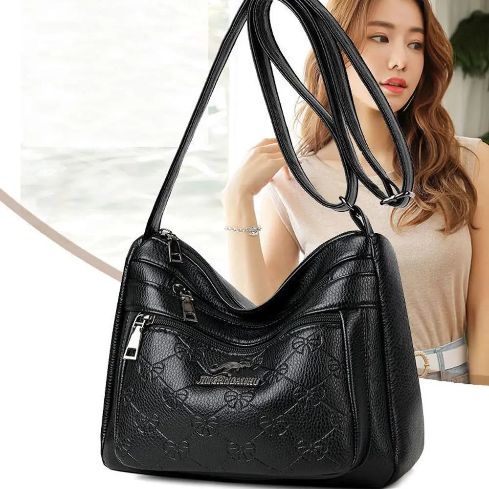 Elegant Multi-Layer Shoulder Bag for Women