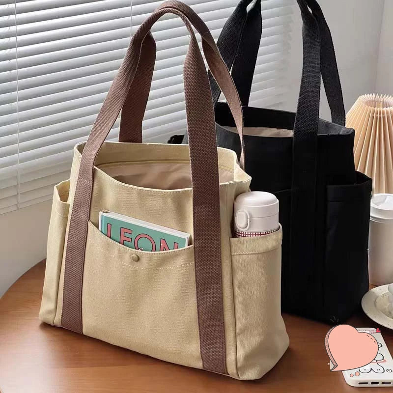 Large Capacity Canvas Tote Bag for Women