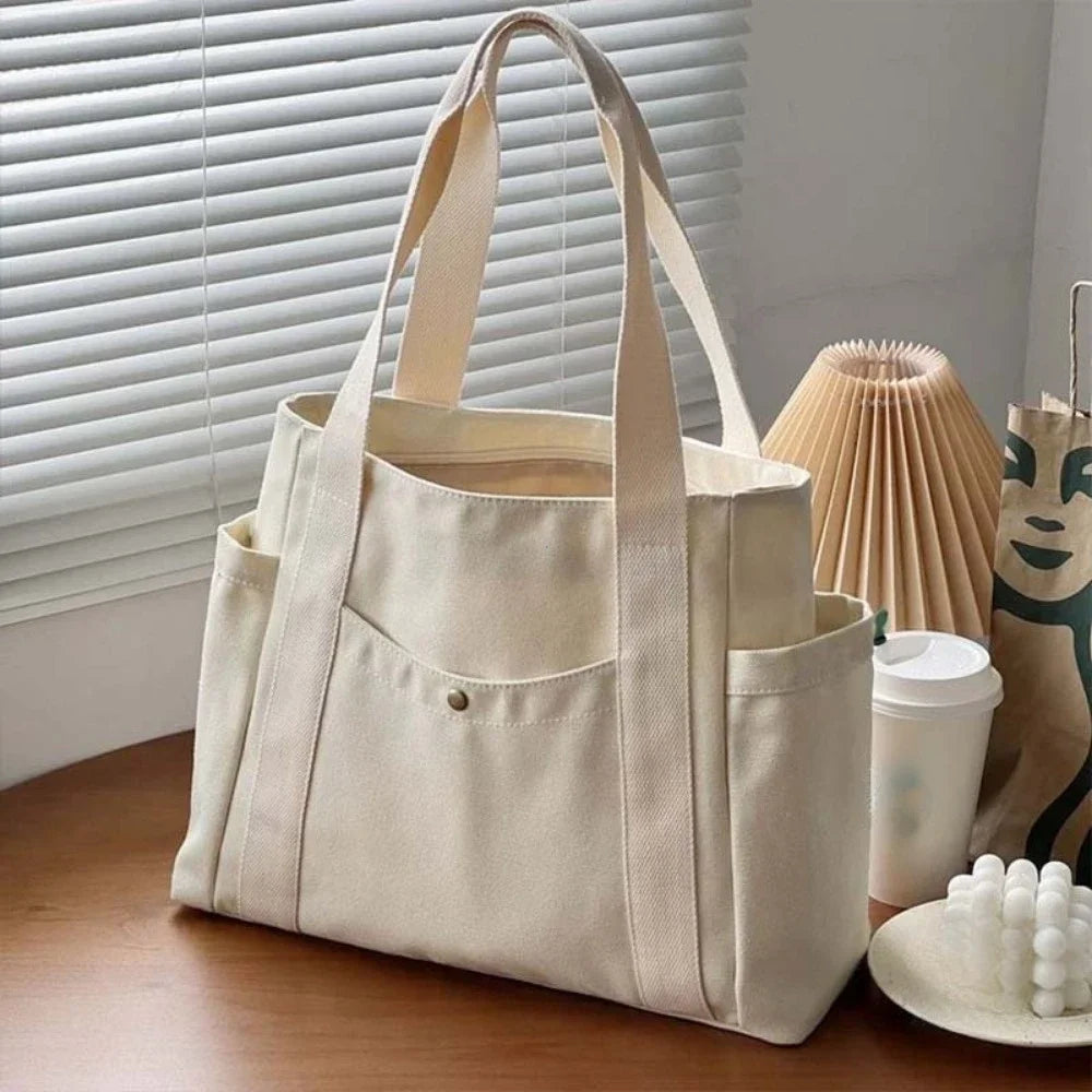 Large Capacity Canvas Tote Bag for Women