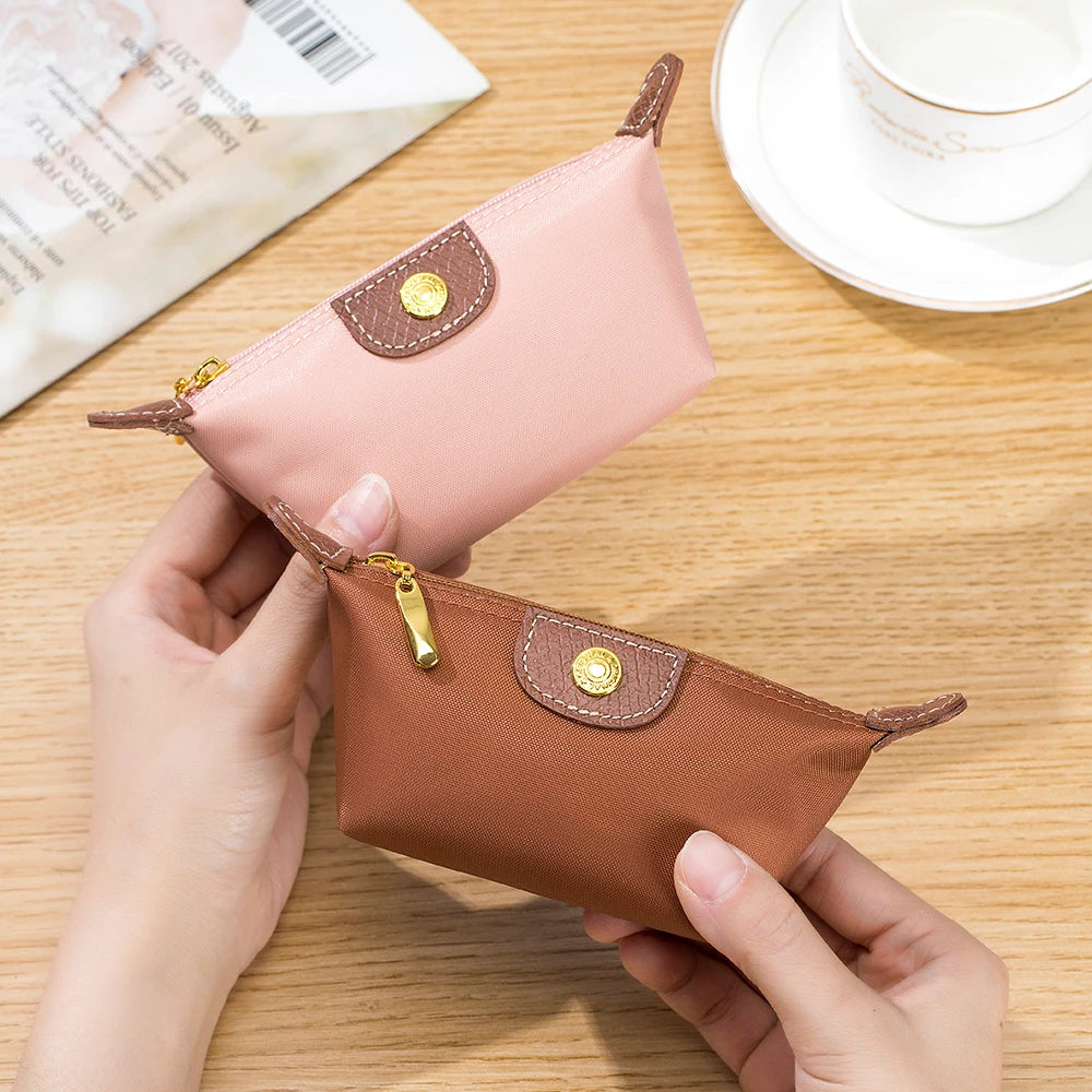 Mini Exquisite Zero Wallet Lightweight and Fashionable Dumpling Bag Portable Lipstick Earphone Storage Bag Coin Purse for Women