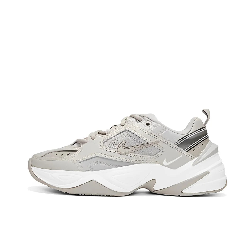 Nike M2K Tekno Low Classic Retro Casual Running Shoes Women's Shock Absorption Anti slip Sneakers Khaki