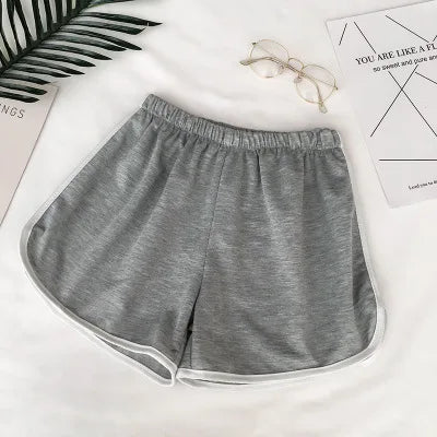 Simple Women Casual Shorts Patchwork Body Fitness Workout Summer Shorts Female Elastic Skinny Slim Beach Egde Short Hot