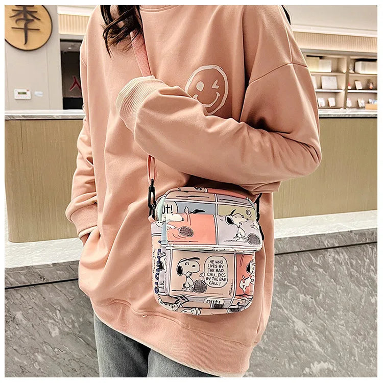 Cartoon Corner Creature Snoop Shoulder Diagonal Handbag Purses and Handbags Crossbody Bags for Women