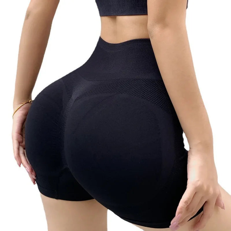 Women Yoga Shorts High Waist Workout Shorts Fitness Yoga quick-dry Fitness Ladies Yoga Gym Running Short Pants Pants Sportswear