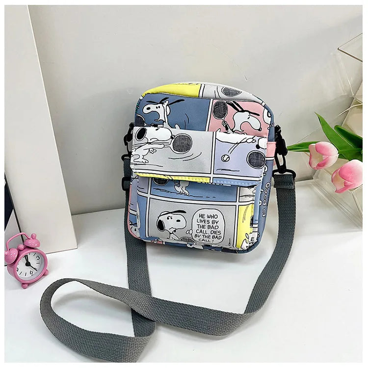 Cartoon Corner Creature Snoop Shoulder Diagonal Handbag Purses and Handbags Crossbody Bags for Women