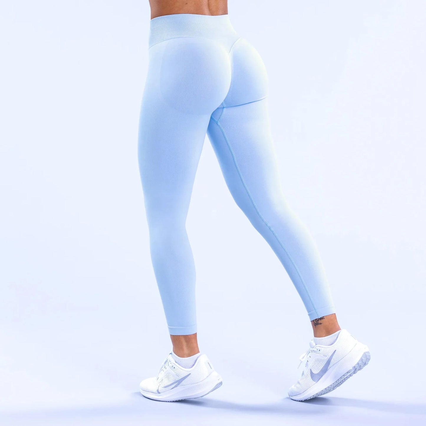 Impact Leggings Women Scrunch Bum Seamless Yoga Pants Workout Gym Leggings Low Ribbed Band Fitness Butt Lifting Tights