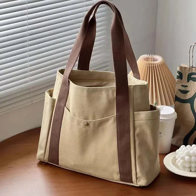 Large Capacity Canvas Tote Bag for Women