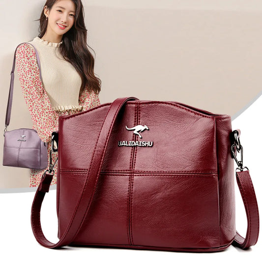 New Arrival Fashion Women's Small Crossbody Bag PU Leather Messenger Bag Zipper Handbag Purse Summer Travel Bag for Female