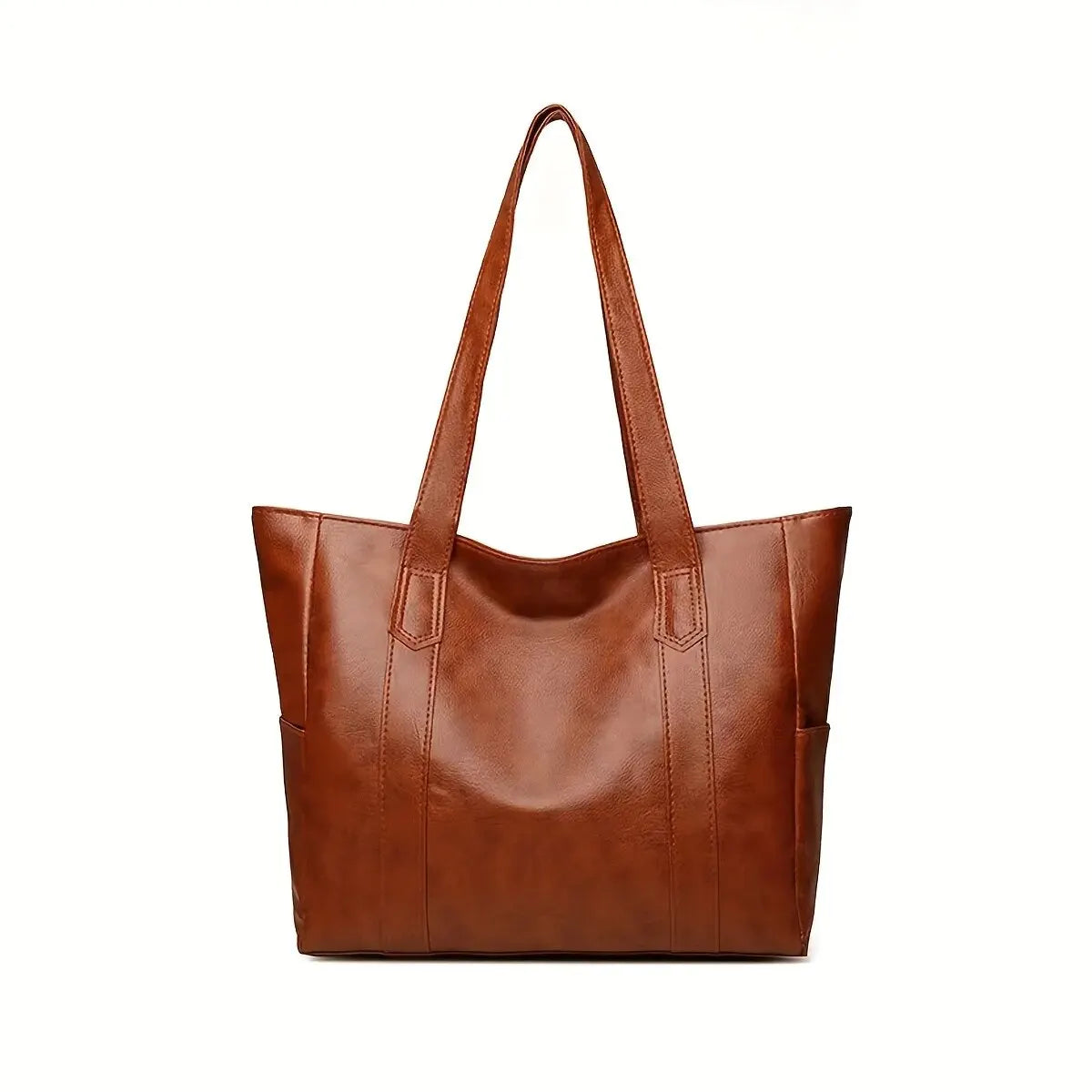 Vintage-Inspired Large Capacity Tote Bag