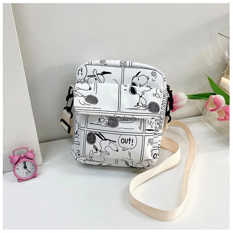 Cartoon Corner Creature Snoop Shoulder Diagonal Handbag Purses and Handbags Crossbody Bags for Women